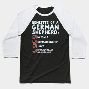 Benefits Of A German Shepherd Baseball T-Shirt